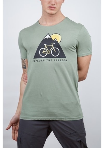 Alpinist Tarius Erkek T-Shirt Elma Yeşili (543375642)