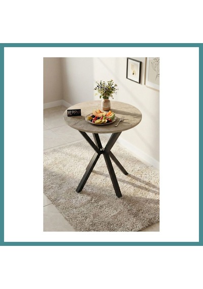 Trendexa Mutfak Masası Yuvarlak 70 Çap Metal Ayak Yemek Masası Modern Balkon Bahçe Cafe Masa 9821 Traverten Mac Trendexa Mutfak Masası Yuvarlak 70 Çap Metal Ayak Yemek Masası Modern Balkon Bahçe Cafe Masa 9821 Traverten Mac