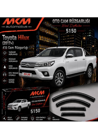 Toyota Hilüx 2017 Ve Üzeri Model 4'Lü Mugen Cam Rüzgarlığı