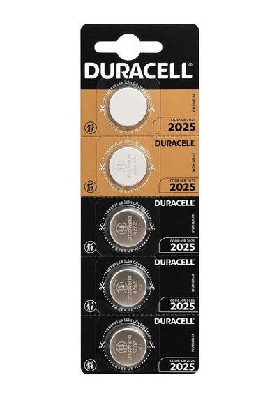 Duracell Cr2025 3v Lityum Düğme Pil 5'li Paket