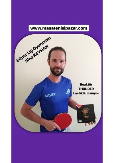Masatenisiraketi Reactor Thunder Profesyonel Raket Lastiği