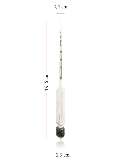 Aek-Tech 3'Lü Set Alkol-Metre 0-40-70-100 Ahşap  Kutulu