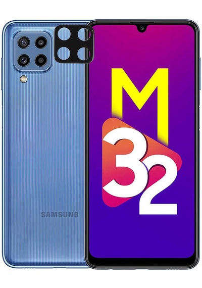Galaxy Uyumlu M32 Zore 3d Kamera Camı Siyah