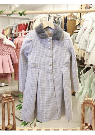 Xo Kids Kız Çocuk Kaban 8-12 Yaş 1057 Gri