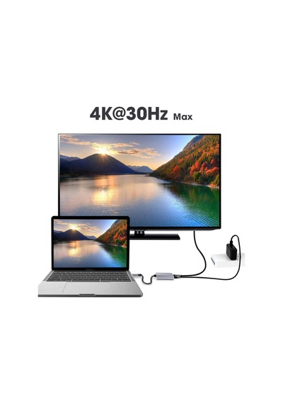 Fxn-31 Samsung Uyumlu Dex 3in1 Type-c Usb Hdmı Çevirici