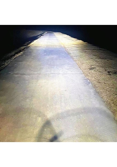 Motosiklet Xenon Led Far Ampül H4 Şimşek Etkili Beyaz 3 Boyutlu