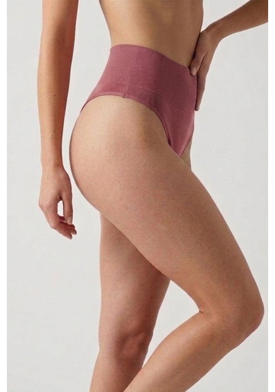 Fit Women Toparlayıcı Yüksek Bel Külot 1010 Gül Kurusu