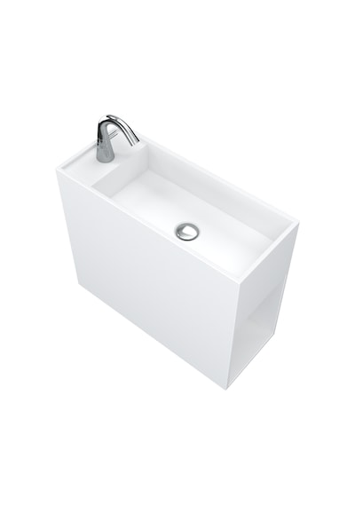 Akrilik-Corian Solid Banyo Dolabı (479187600) Beyaz