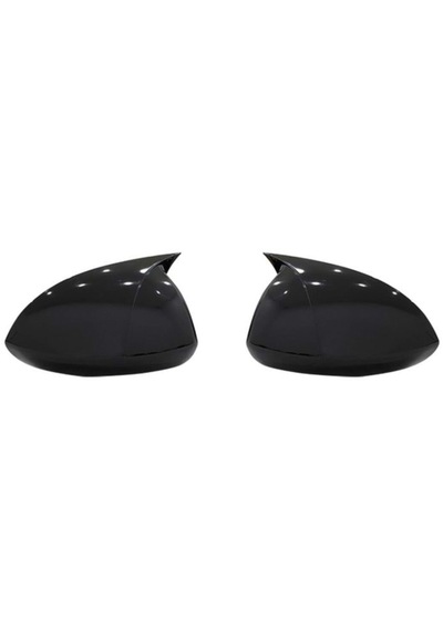 Corsa C Uyumlu Batman Yarasa Ayna Kapağı Piano Black / 2000-2006