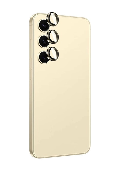 Galaxy Uyumlu S24 Zore Titanium Premium Temperli Kamera Lens Koruyucu