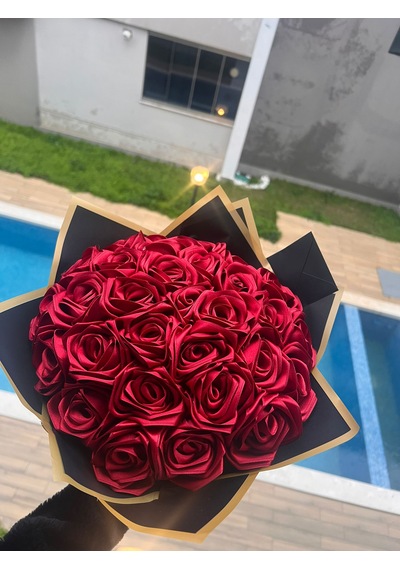 E-Çiçek 30'lu Gül Buketi Bordo Bordo