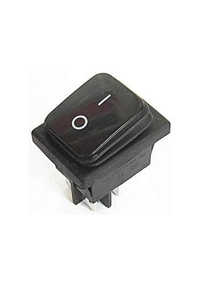 Kcd4 Su Geçirmez 30A Siyah On-Off Anahtar 4 Pin