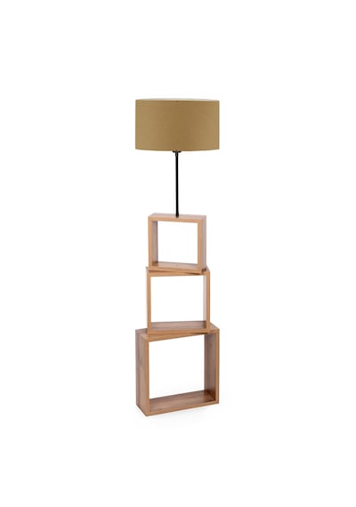 Homing Kumaş Başlıklı Modern Raflı Lambader Ayd-2902
