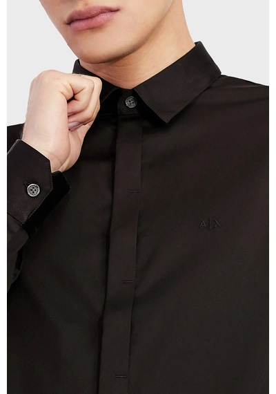 Armani Exchange Erkek Gömlek 8NZCBD ZN10Z 1200 SİYAH Siyah