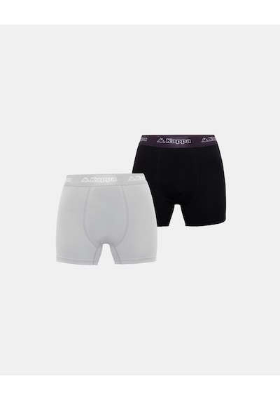Kappa Logo Kabox 2 Erkek Siyah-gri Regular Boxer