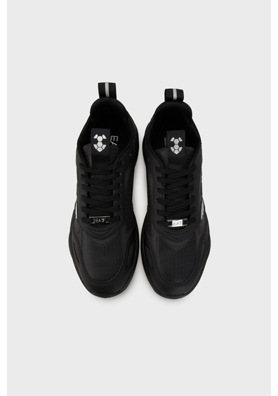 Ea7 Unisex Ayakkabı X8x221 Xk437 M826 Siyah-gümüş Siyah-gümüş