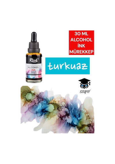 30 Ml Alcohol İnk Mürekkep Kahverengi