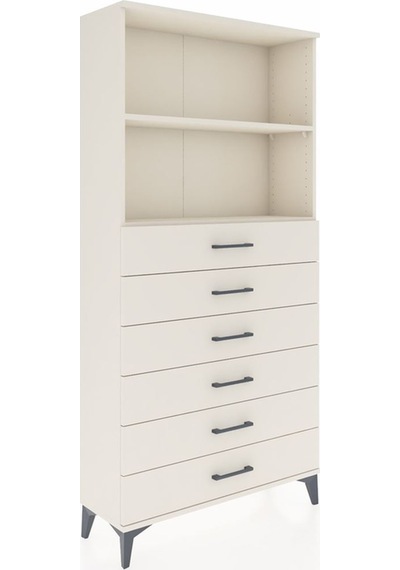 Arges Dolap 2 Raflı 6 Çekmeceli 88x30x182 Aytaşı-aytaşı Aytaşı