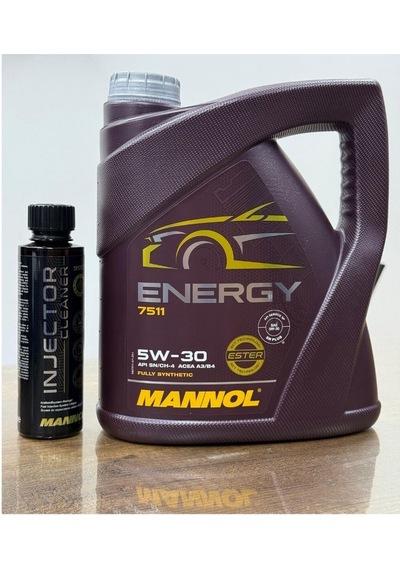 Mannol 5W-30 Energy 7511 Motor Yağı Ve Injector Cleaner Benzin Enjektör Temizleyici