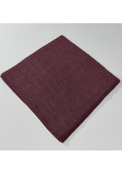 Miray Pano Pamuk Eşarp - 95 X 95 - 0623 Açık Bordo