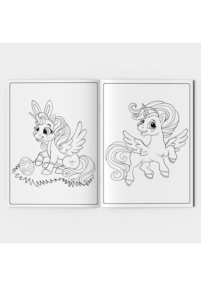 İlk Boyama Kitabım - Unicorn