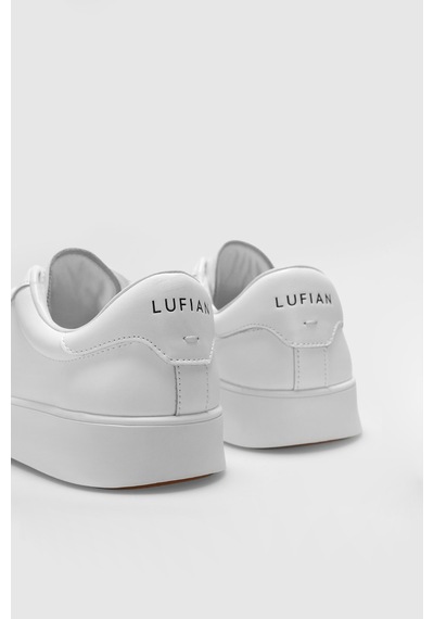 Lufian Anton Erkek Deri Sneaker Ayakkabı Beyaz