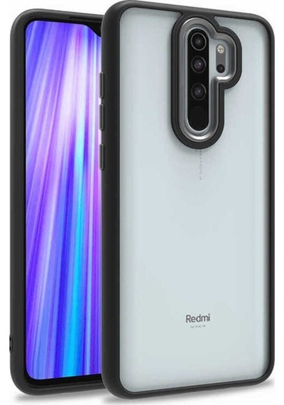 Xiaomi Redmi Note 8 Pro Kılıf Zore Flora Kapak Siyah