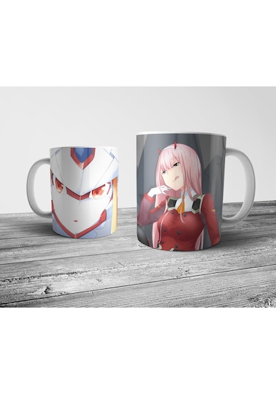 Pixxa Darling In The Franxx - Zero Two Kupa Bardak Model 3