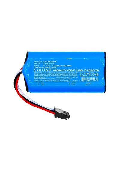 Karcher Rvc 3 Comfort Extra Robot Süpürge 3500 Mah 14.4 V Batarya  Uyumlu Uzun Ömürlü, Yüksek Performans Pil