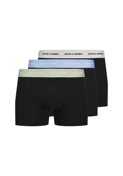 Jack & Jones Jactom Bamboo Erkek 3 Lü Set Siyah Boxer 12277176