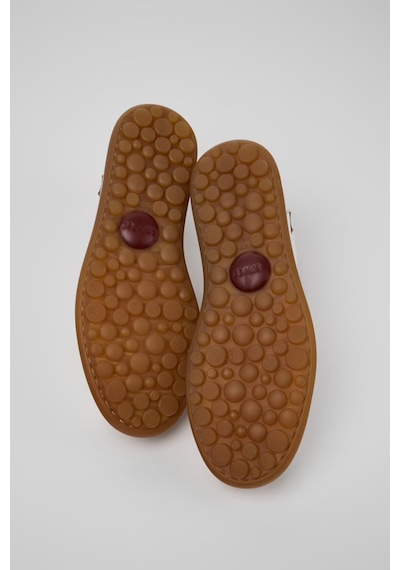 Camper Pelotas Erkek Beyaz Deri Ve Nubuk Ayakkabı-13891