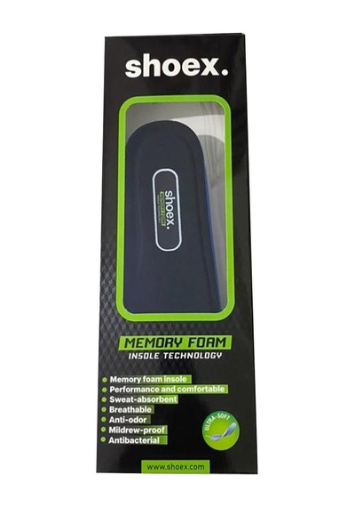 Ayakcenter Shoex Memory Foam Insole Ayakkabı Tabanlık Siyah