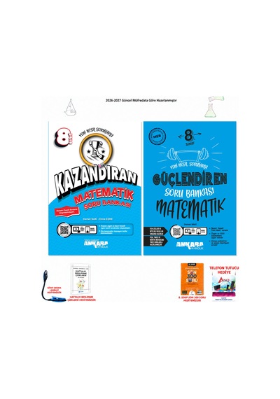 Ankara Yayınevi 8. Sınıf Matematik Kazandıran Güçlendiren Seti