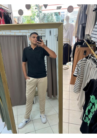 Tuba Toptaş Jogger Pantolon Bej