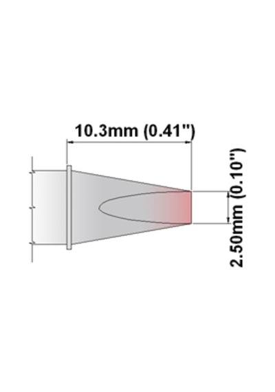 S75Ch025 Ssc-736A Metcal Havya Uyumlu Lehimleme Ucu