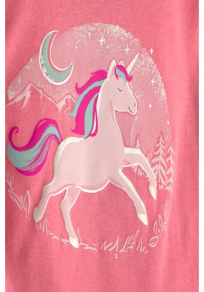 Carter's Kız Bebek 4'lü Baskılı Pijama Takımı Pembe 1w132610
