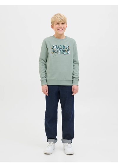 Jack & Jones Jack&jones Jjgeplas Erkek Çocuk Sweatshirt 12279606 Yeşil