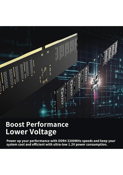 Ddr4 Ram 16gb 3200mhz, Pc4-25600 Cl22 1.2v 288-pin Non-ecc Tamponsuz Dimm, Masaüstü Bellek Modülü