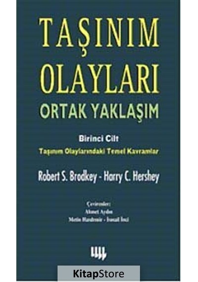 Taşınım Olayları Ortak Yaklaşım 1.Cilt - Robert S. Brodkey -  Harry C. Hershey - Literatür Yayıncılık