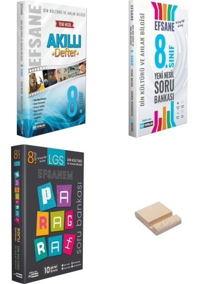 Lgs 8. Sınıf Din Kültürü Akıllı Defter Soru Bankası Ve Paragraf 3lü Set