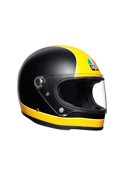 Agv X3000 Kask Dot Mat Siyah Sarı