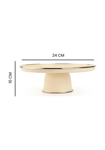 Mien 24 Cm Ayaklı Pasta Standı 1001b Krem
