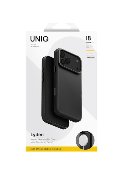 Apple iPhone Uyumlu 18 Pro Max Kılıf Lyden Çevre Dostu Vegan Deri Kaplama İnovatif Görünüm Magsafe Premium Kapak C