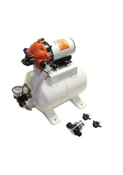 Seaflo Tanklı Hidrofor Seti. 8lt. Tekne Karavan Hidroforu. 24v