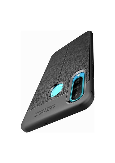 Huawei P30 Lite Kılıf Zore Niss Silikon Kapak Siyah