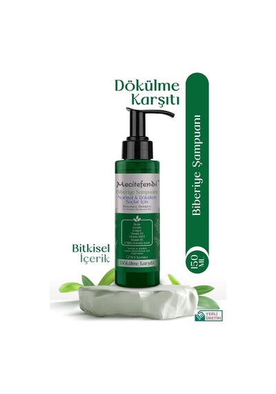 Mecitefendi Biberiye Şampuanı 150 Ml Biotin, Keratin Ve Kolajen İçerikli