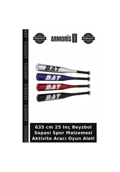 635 Cm 25 Inç Beyzbol Sopasi Spor Malzemesi Aktivite Aracı Oyun Aleti Çok Renkli