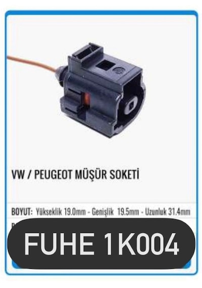Fhe 1k004 Vw / Peugeot Uyumlu Müşür Soketi