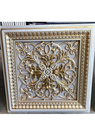 Diecor Led Döşenebilir Asma Tavan Uyumlu 60x60 Dekoratif Tavan Paneli Bronz 60 X 60 Model:xa290