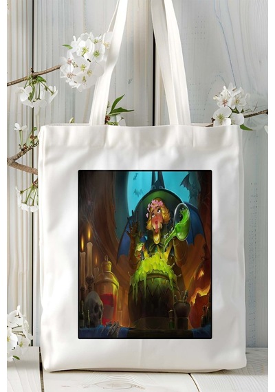 Art Hediye Mobile Legends Mobil Oyun Baskılı Bez Çanta Omuz Çantası Çift Tafaflı Baskı Kişiye Özel 25 Çok Renkli